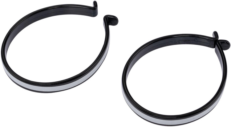 Contec pince à pantalon pince à épiler ct pince à pantalon paire w. bandes réfléchissantes, noires