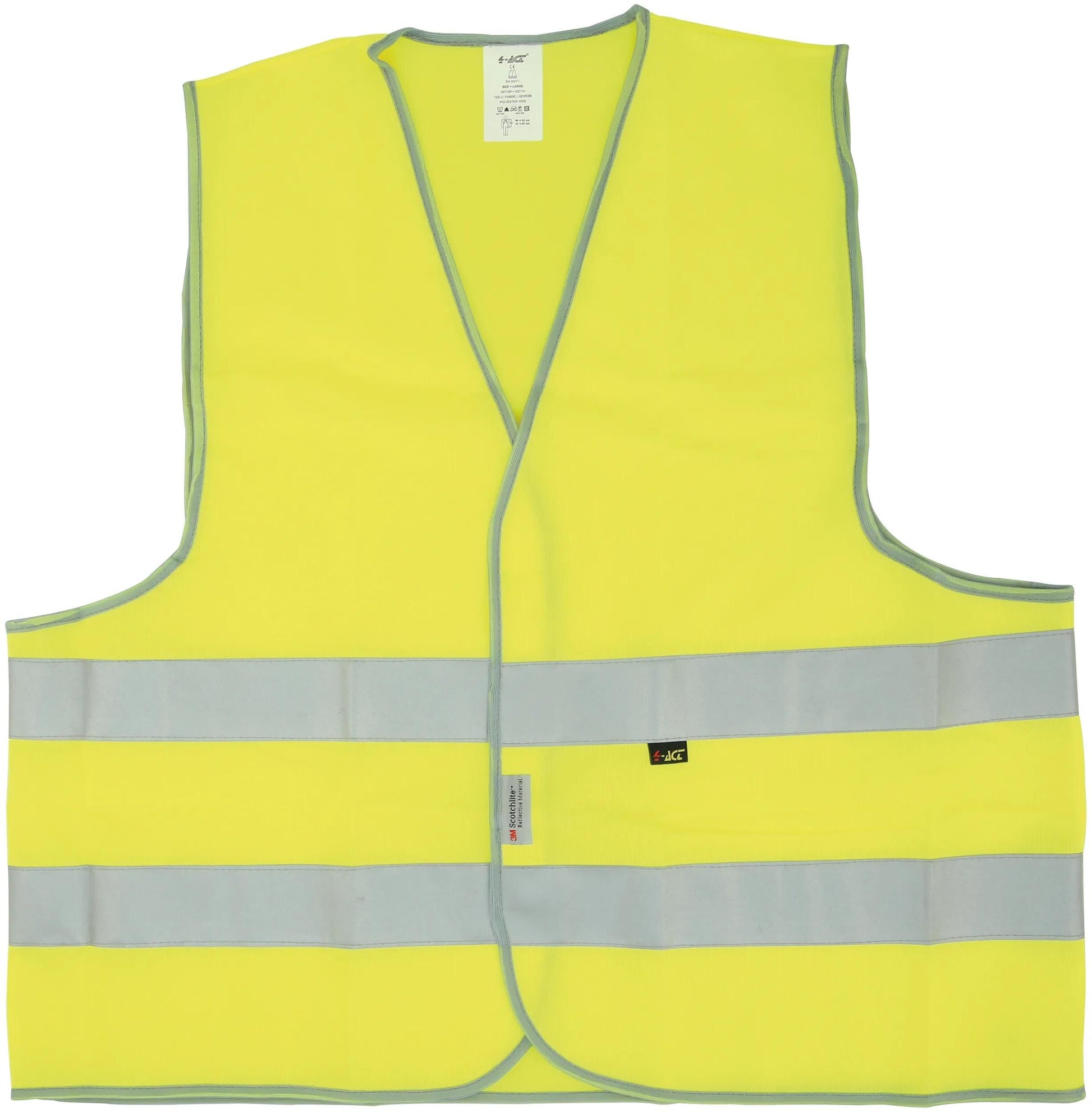 Gilet de sécurité réfléchissant à 4 actes