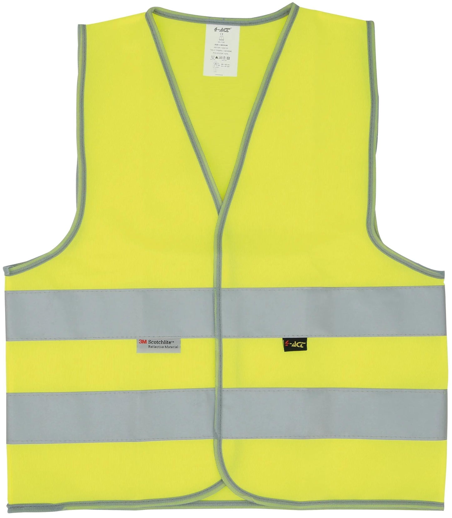 Gilet pour enfants réfléchissant à 4 actes