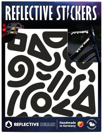 Reflective Berlin Ref.Sticker Ref.Berlin Doodle Black