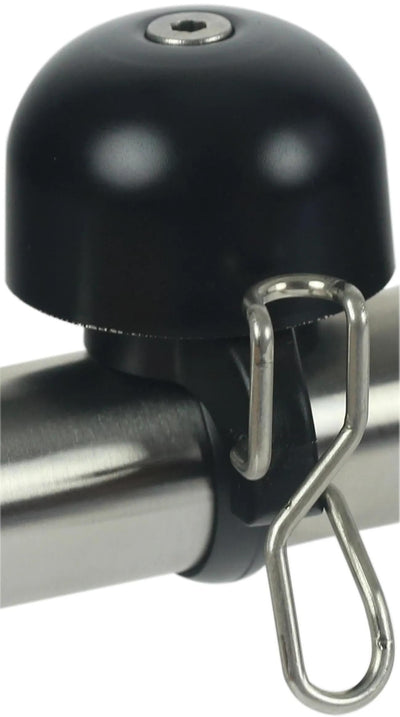 Widek Trombone de cloche de vélo mini trombone de cloche mini plastique alu, noir