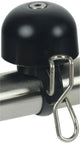 Widek Trombone de cloche de vélo mini trombone de cloche mini plastique alu, noir