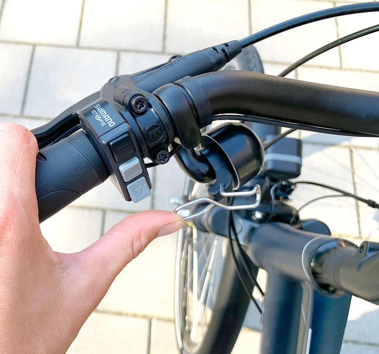 Widek sonnette de vélo sonnette de vélo électrique noir argent