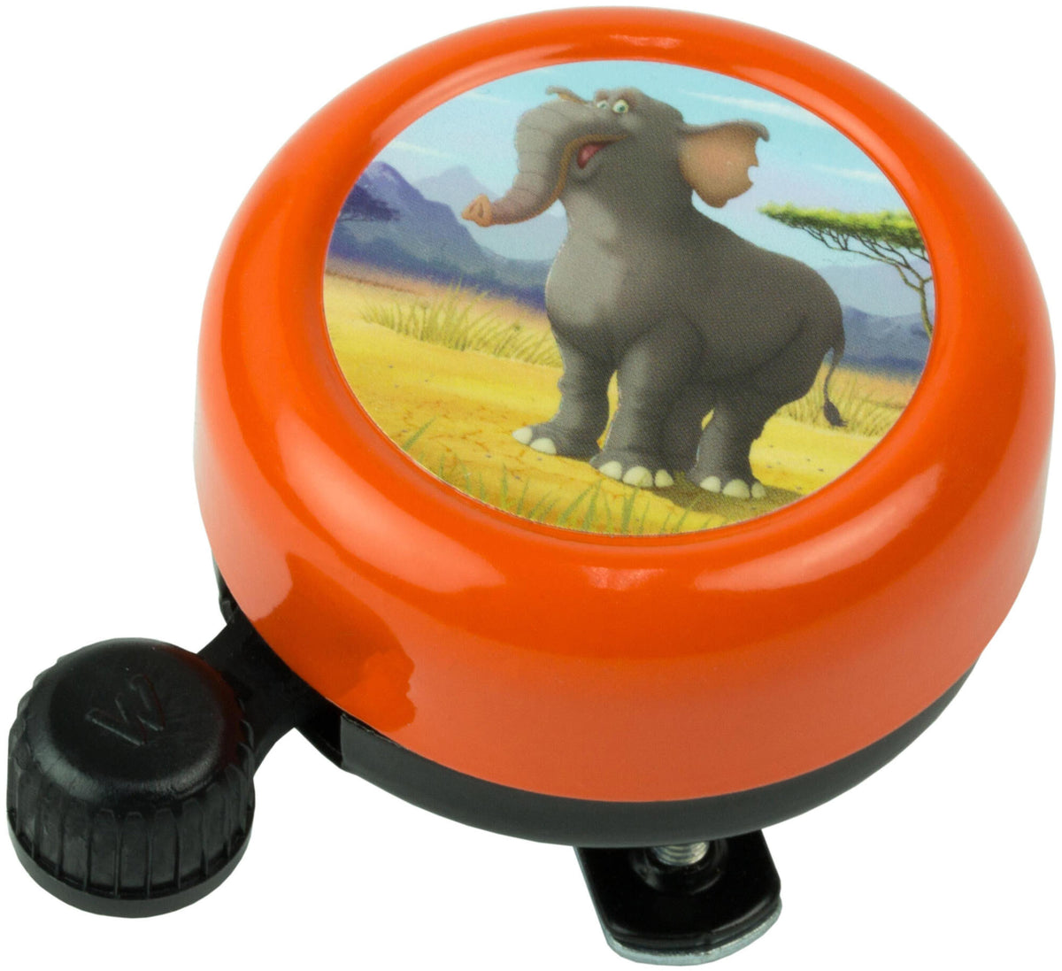 Widek cloche de vélo pour enfants animaux royaume cloche animaux royaume orange