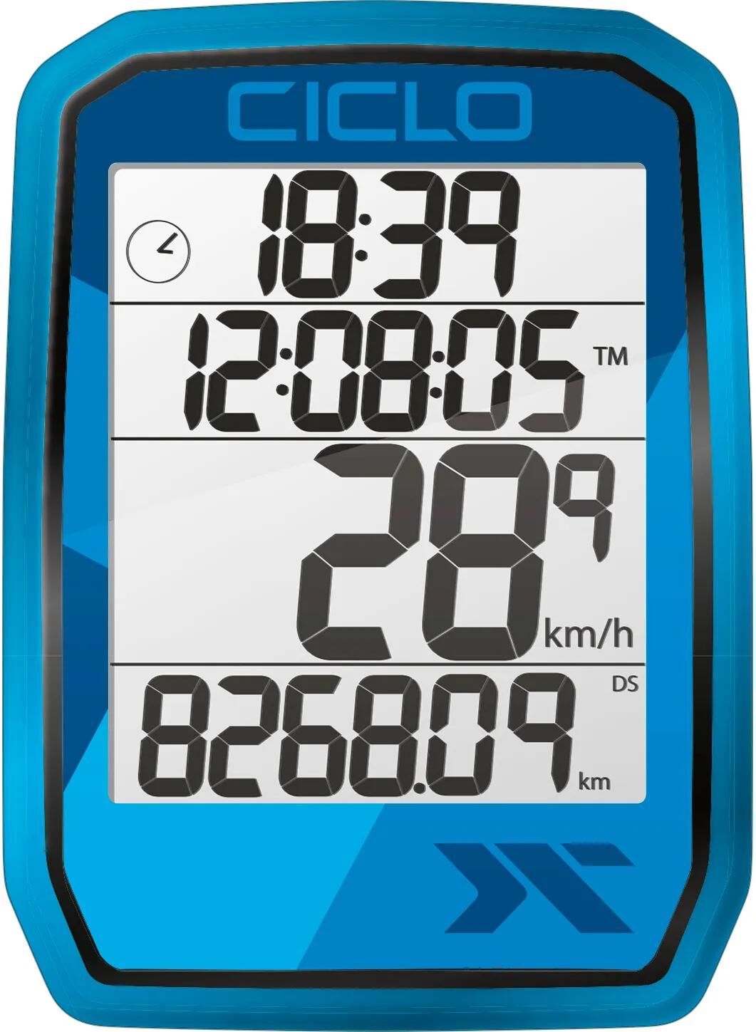 Ciclosport Bike Computer Protos 105 bleu
