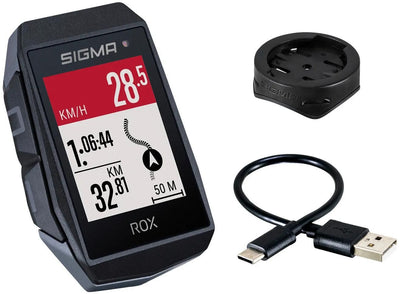 Sigma Rox 11.1 EVO GPS SW SWO Stand Simple Holder + USB-C Câble de chargement