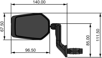 Miroir arrière Contec E-View Evo