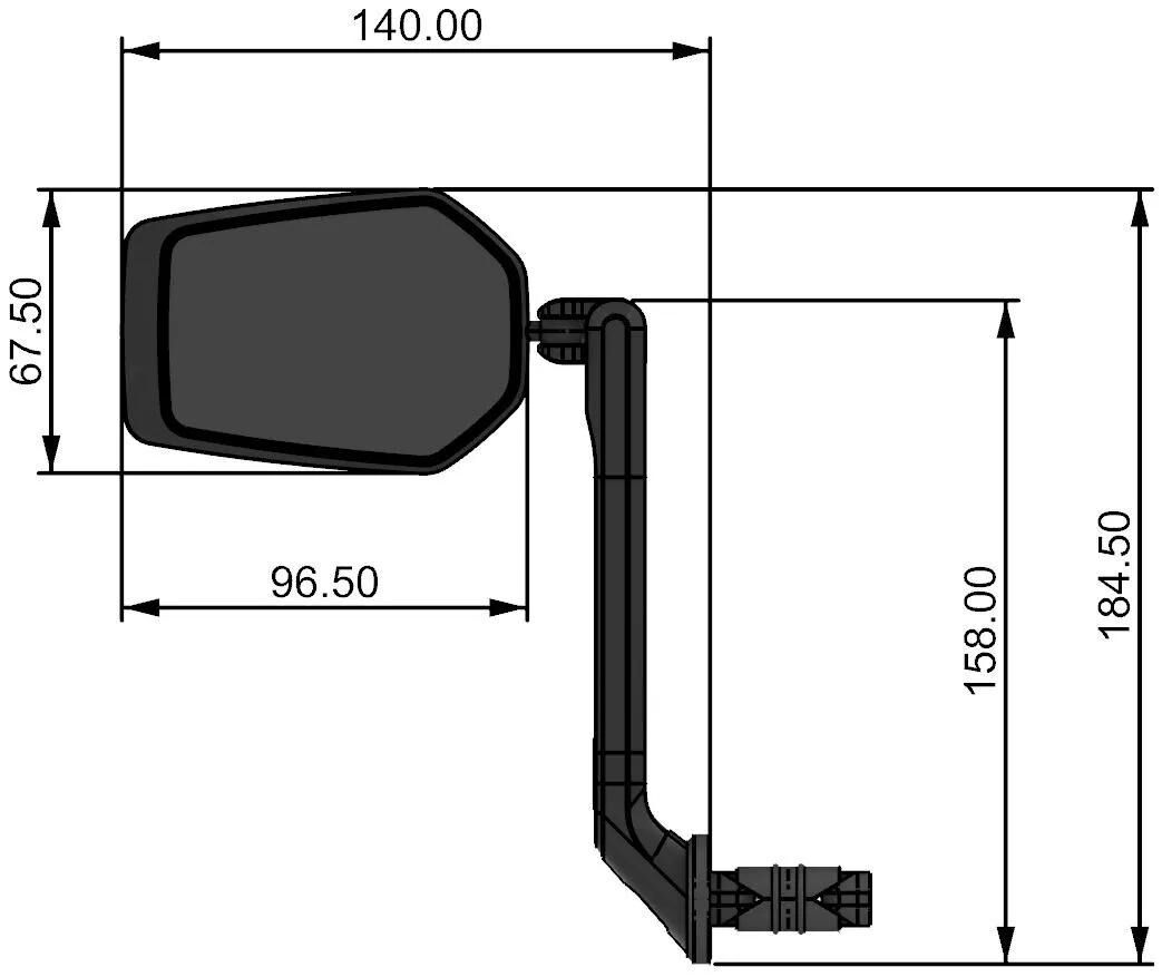 Miroir arrière Contec E-View Evo