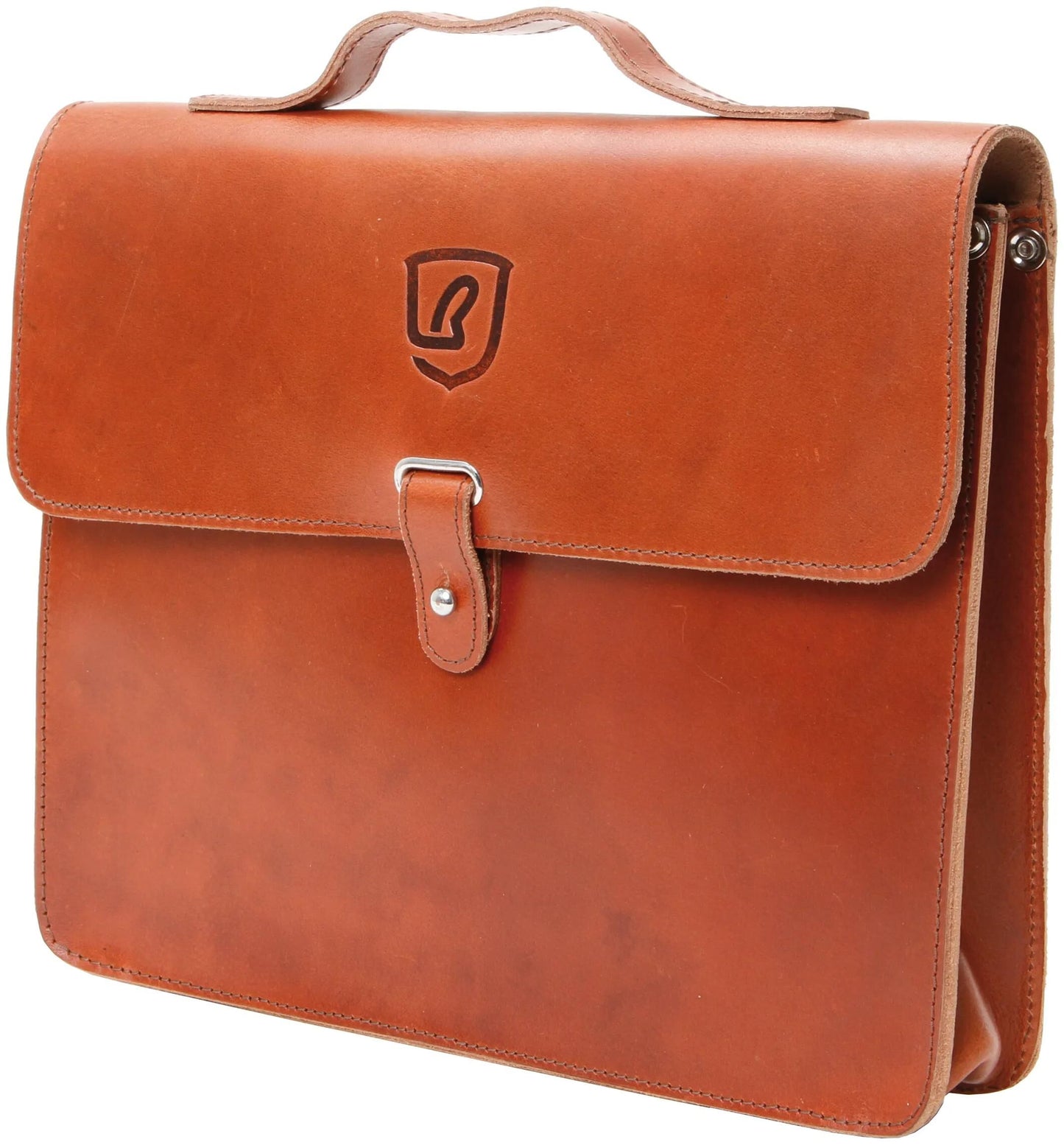 Brave Classic Frame Sac en cuir marron