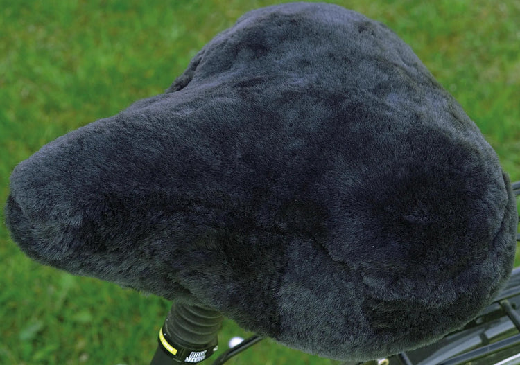 Couverture de selle de rökü f.gents anthracite en peau de peau