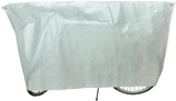 Couverture de protection des vélos VK (2) blanc avec anneaux - afbeelding 1