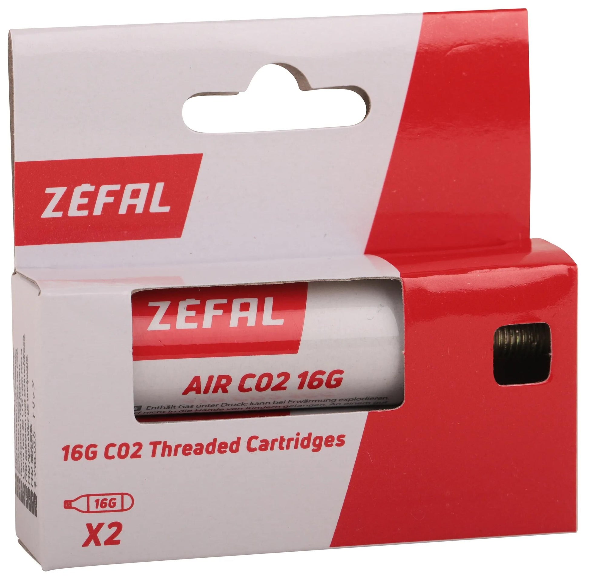 Cartridge Zéfal CO2 Push 16G W.thread