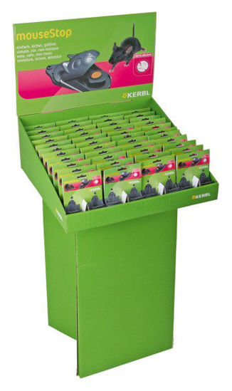 Présentoir piège à souris en plastique mousestop 44x 2 pièces