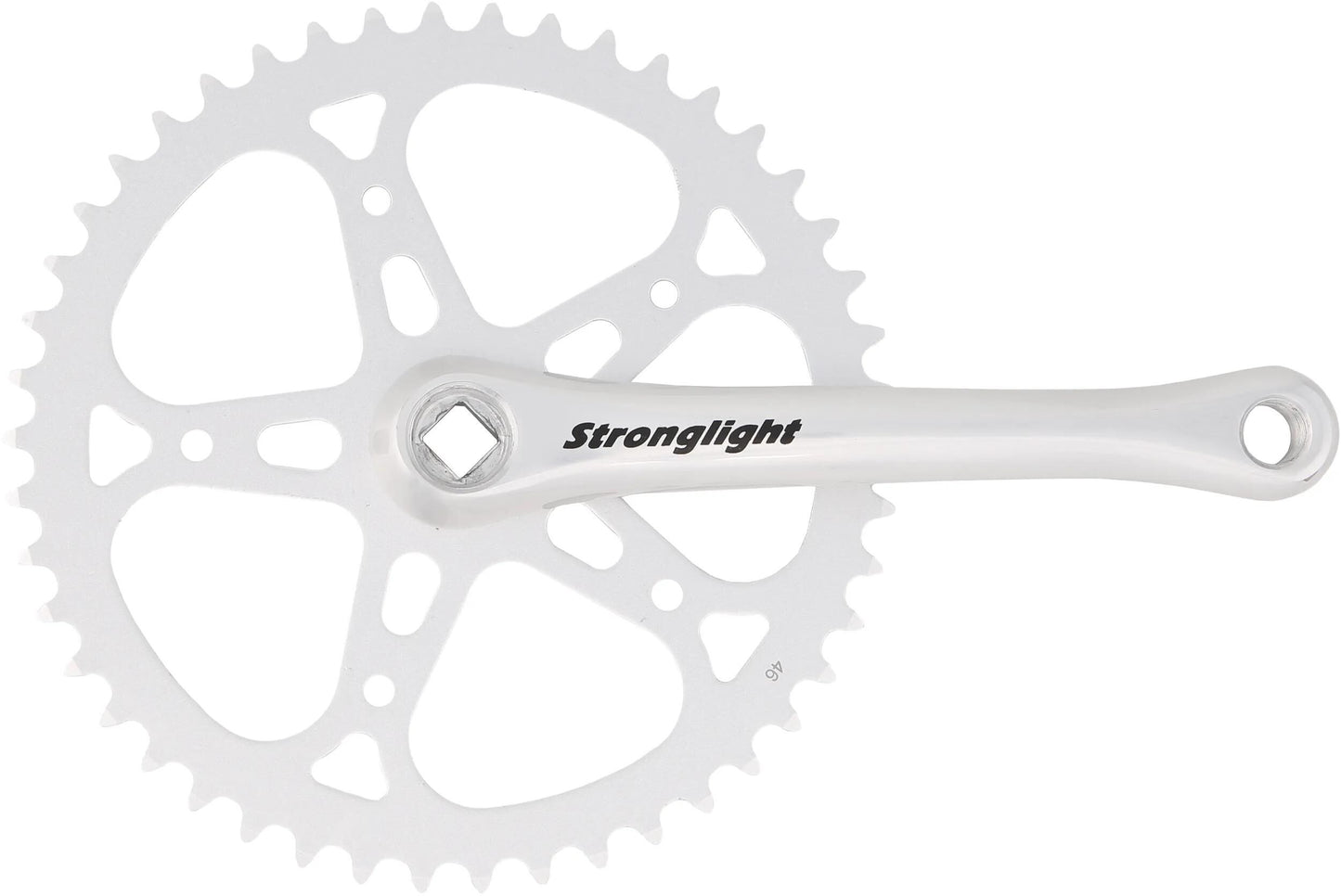 Stronglight Crankset 46t 1 vidange 170 mm Sil.