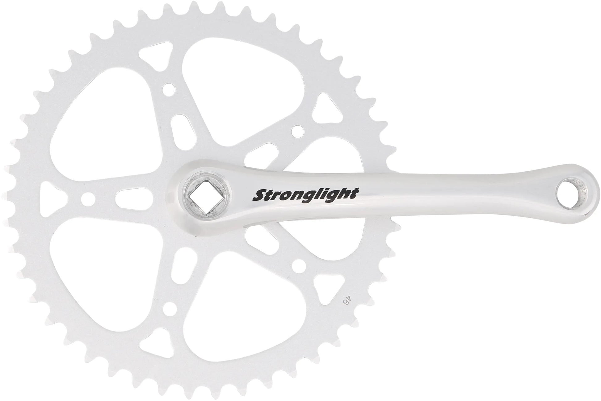 Stronglight Crankset 46t 1 vidange 170 mm Sil.