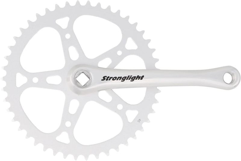 Stronglight Crankset 46t 1 vidange 170 mm Sil.
