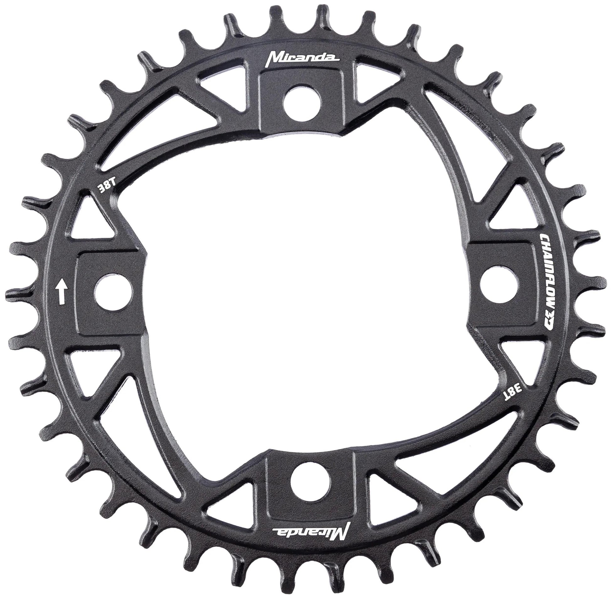 Miranda plateau vtt chainflow 3d plateau vtt chainflow 3d 38t