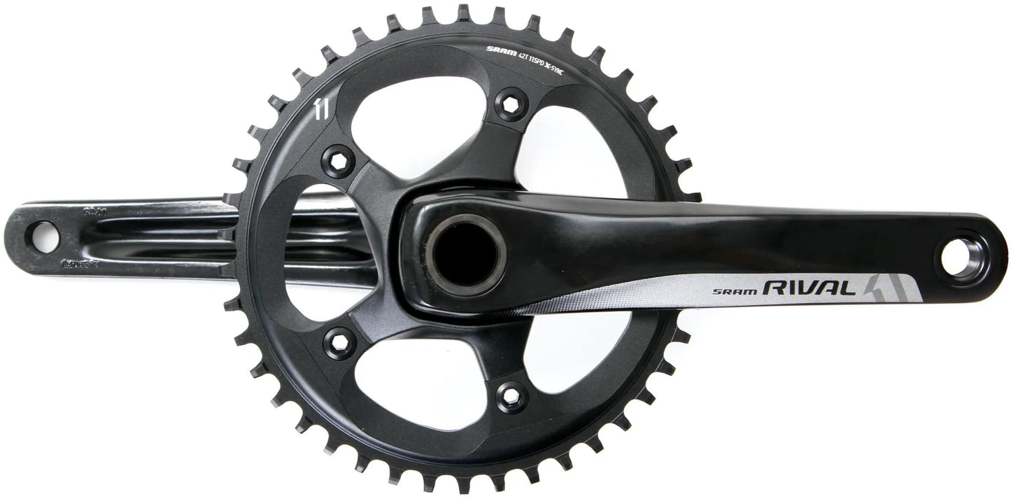 Sram Cranket Rival 1 GXP 42 T. 172,5 mm noir