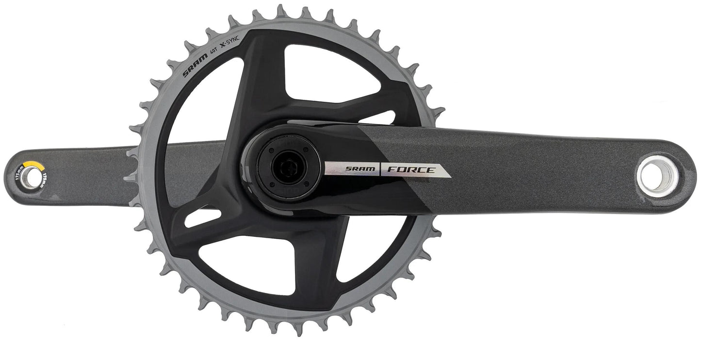 SRAM CRANKET POWERPETER FORCE 1 AXS 175 mm 40T