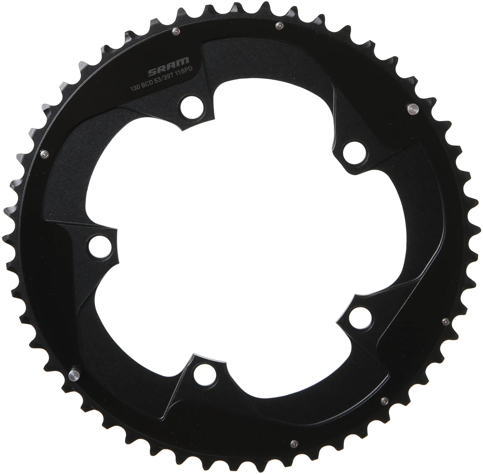 Sram Chain Ring Roaddoub. 53t Alu f. Noir
