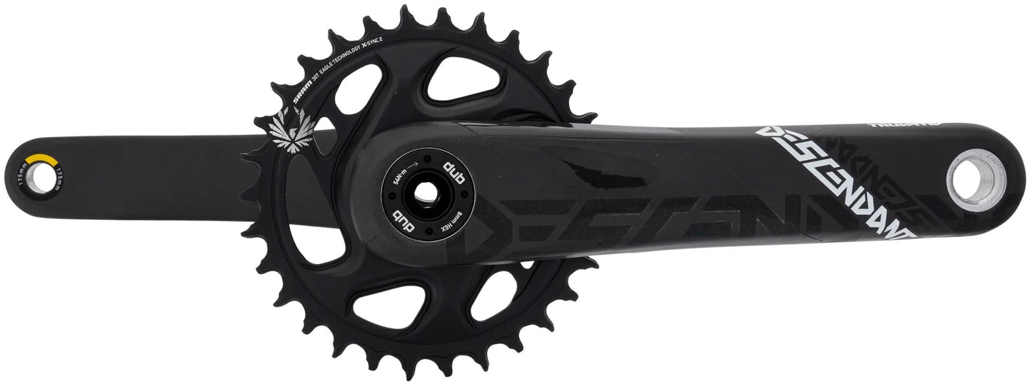 TRATVATIV CRANKSET DESCEN. Carbon Eagle 30T 175 mm