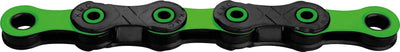 KMC Chain de vélo DLC 12 126 SCHAKELS - 5,2 mm - noir vert
