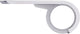 Cabine à chaîne de corne. CATENA A09 ALU 38 Z. Argent o. Accessoire