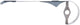 Écran de chaîne 38TDS 180 mm 0394 Alu Silver