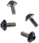 Silca vis cerakote noir 4pcs.