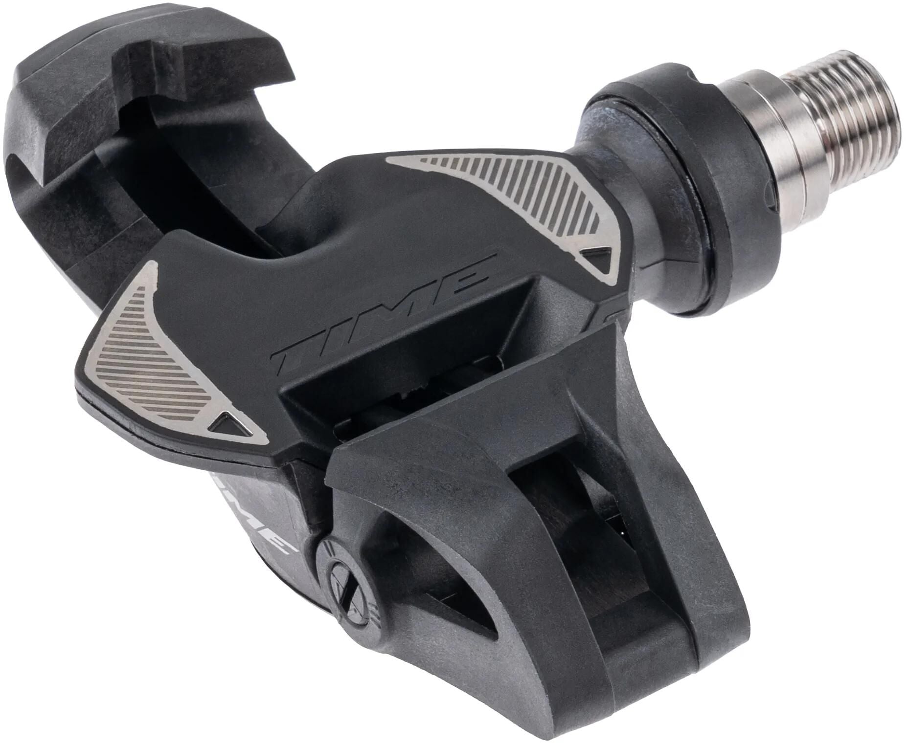Pédale système de temps xpro 12 pédales xpro 12 c1 57 mm carbone ti argent