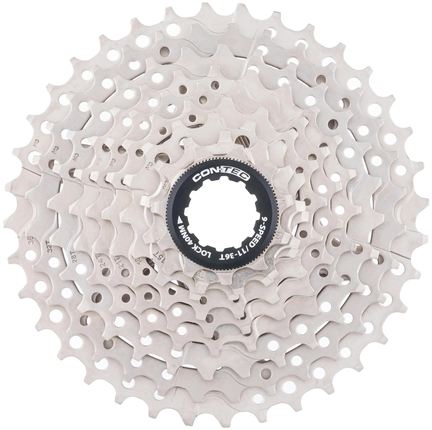 Contec CT Cassette Grad 11-36T 9SP SIL. noir