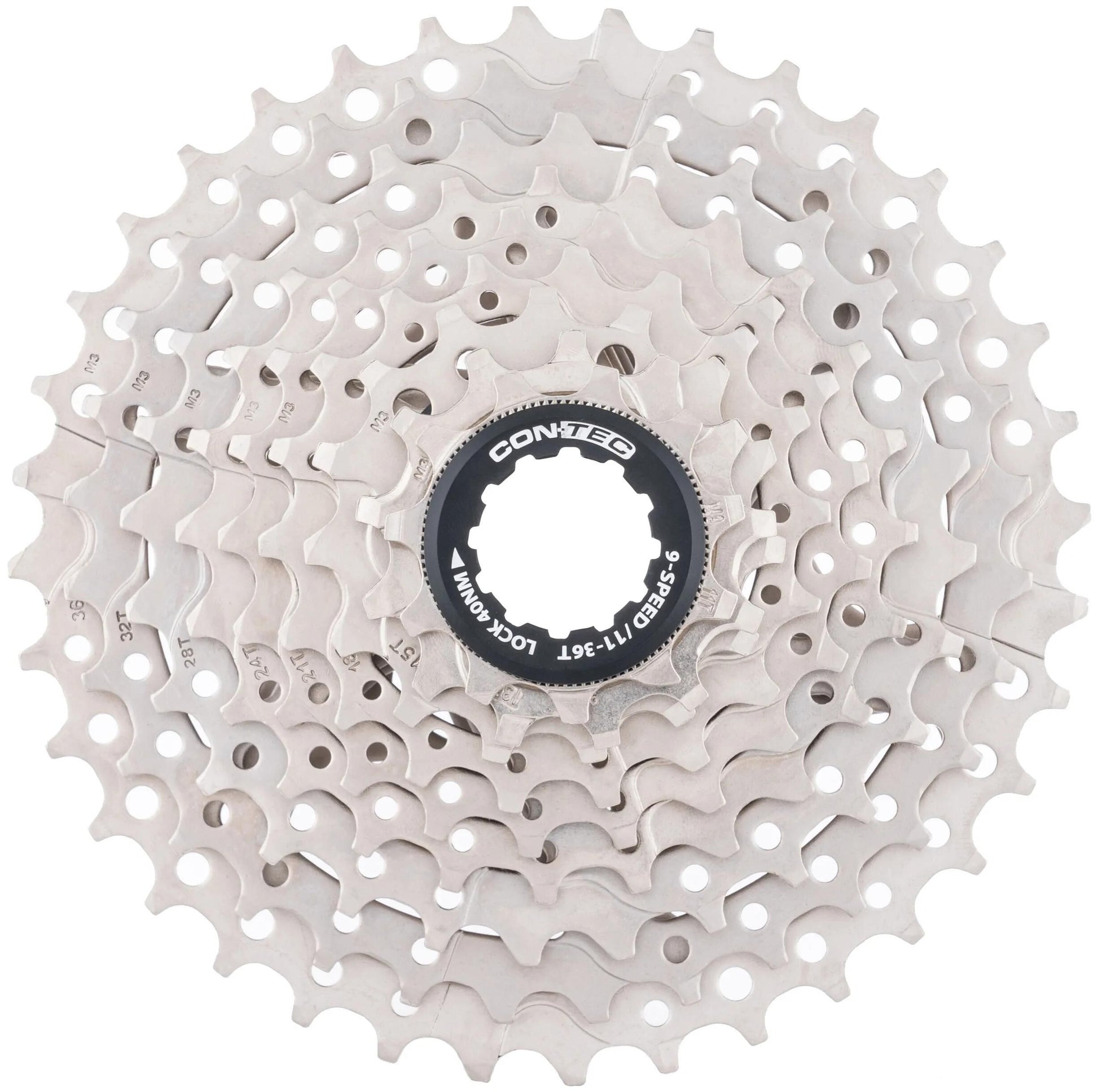 Contec CT Cassette Grad 11-36T 9SP SIL. noir