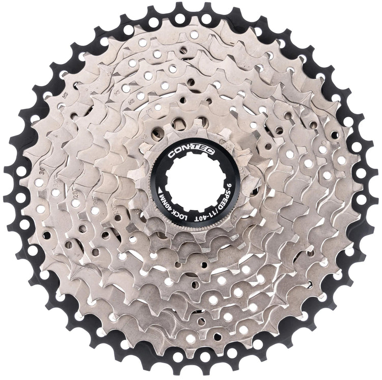 Contec CT Cas.Procket Grad 11-40T 9SP SIL. noir