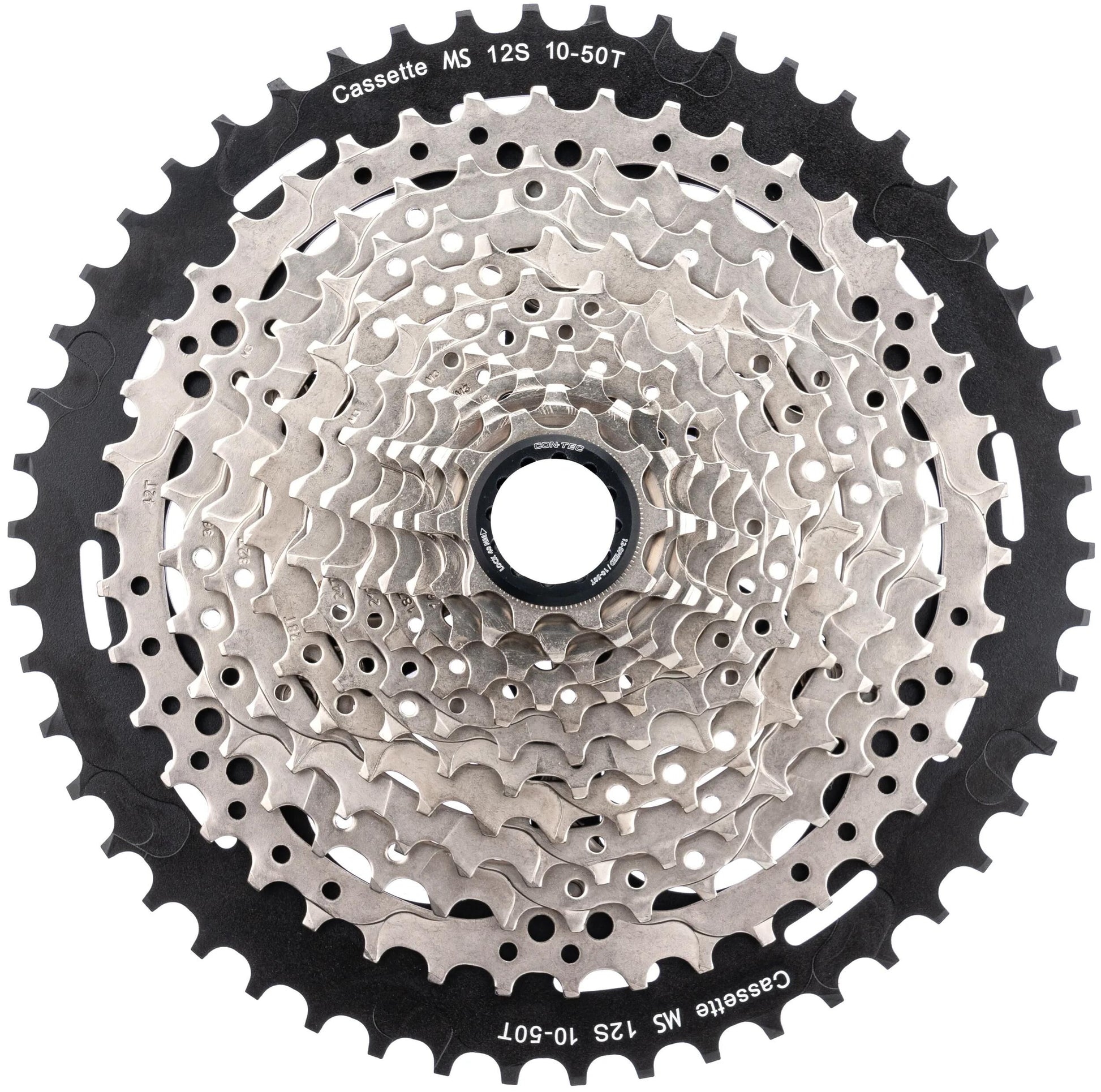 Contec cassette grad ct cas.pignon grad 10-50 dents sil. noir