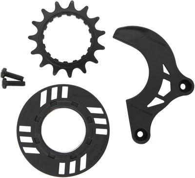 Miranda Stick-Tandwiel Sprocket 15T Chain Guard Ring + Guide