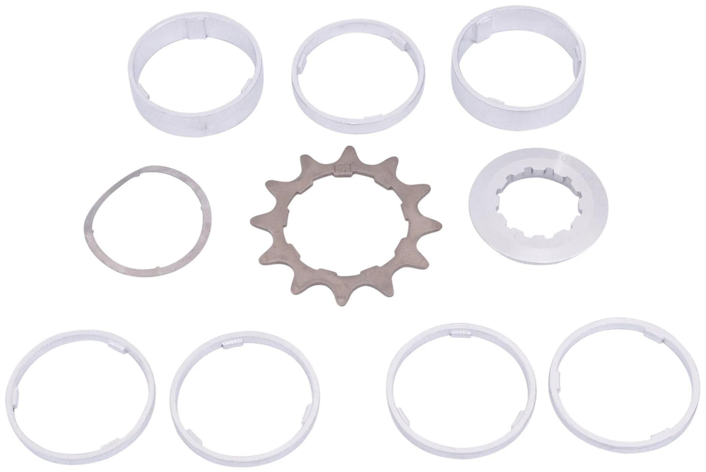 Point Sprocket W.spacer set 12T
