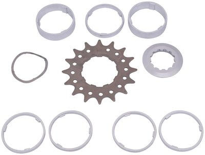 Point Sprocket W.spacer set 16t
