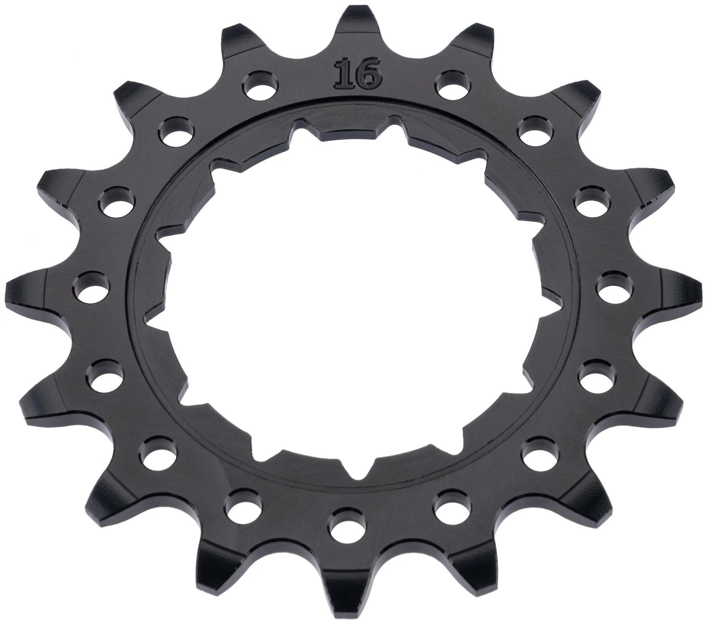 KMC Gear Rohloff large 16t derrière Alu Black