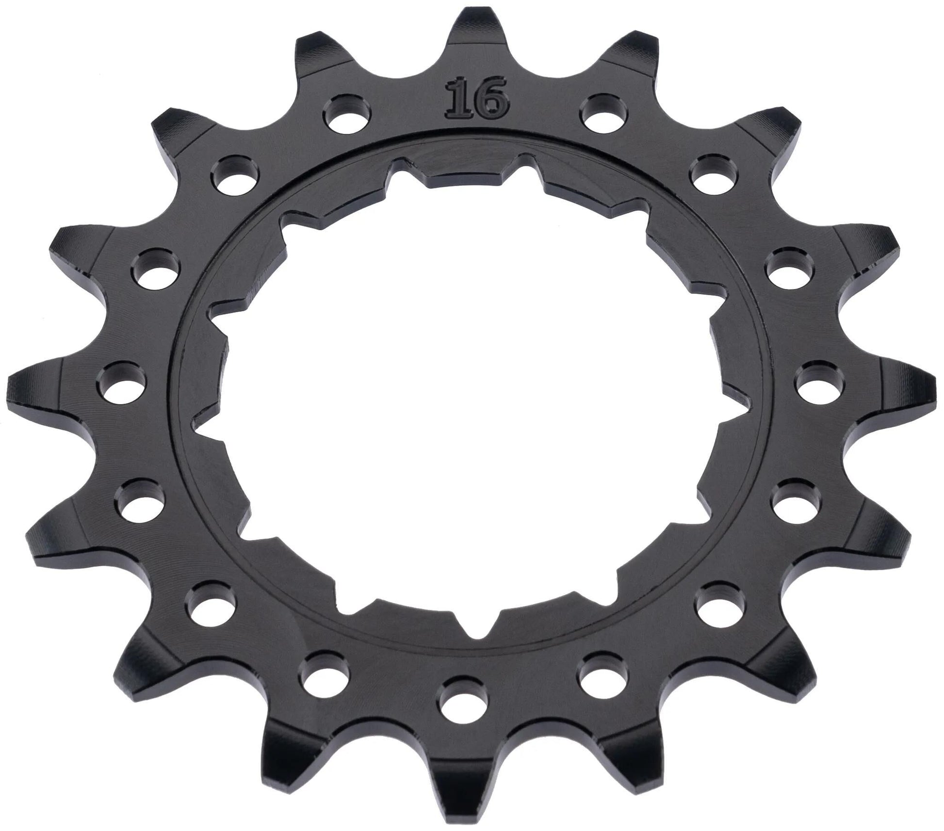 KMC Gear Rohloff large 16t derrière Alu Black