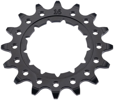 KMC Gear Rohloff large 16t derrière Alu Black