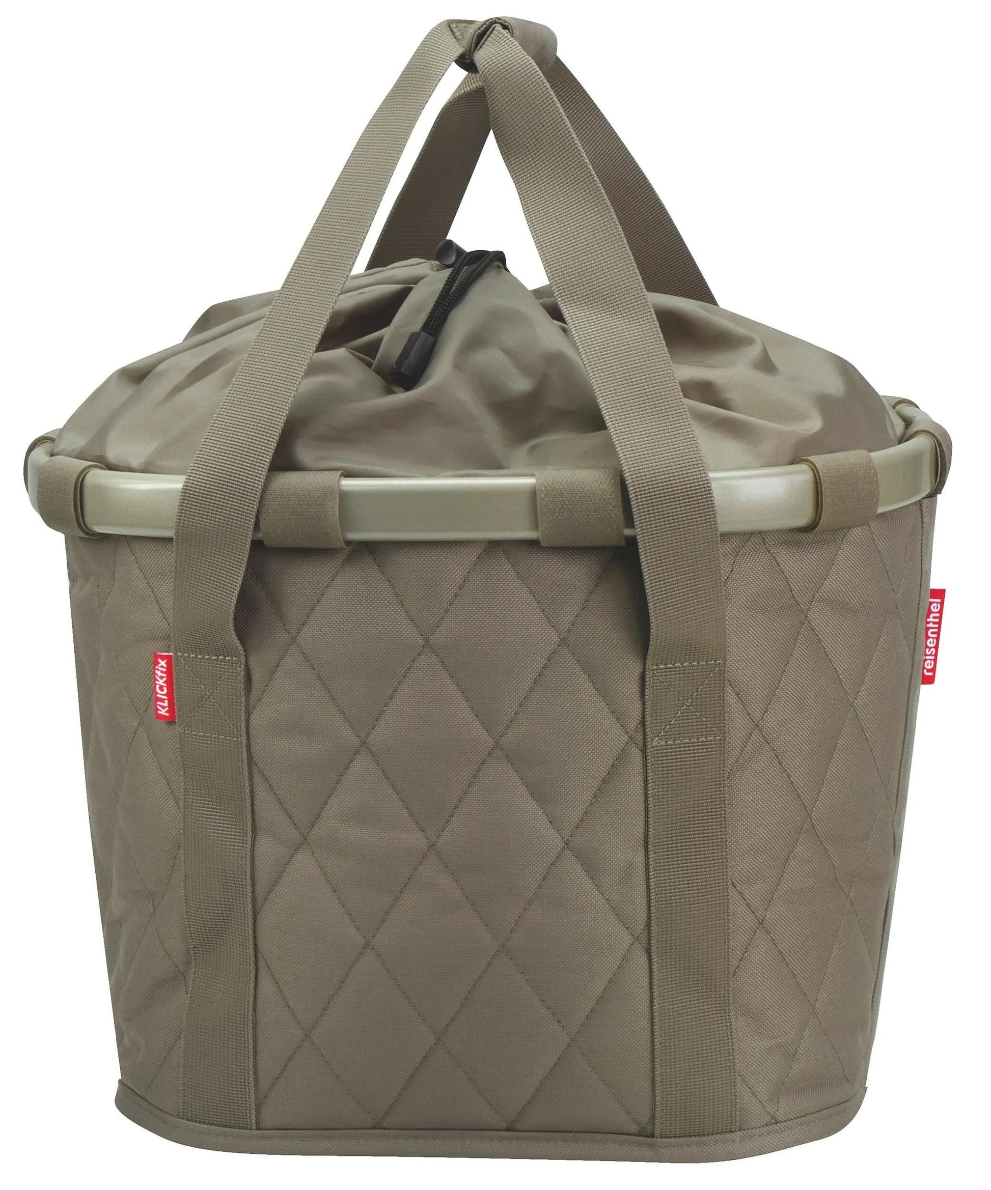 Rixen Kaul panier reisenthel bikebasket klick fix bikebasket losange olive