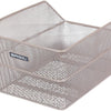 Panier de vélo de basilic Cento Basket arrière 24 x 38,5 x 11 cm Nude Metallique