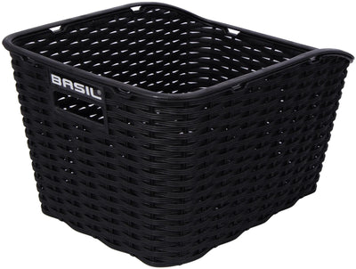 Basil Weave WP - panier à vélo - arrière - noir