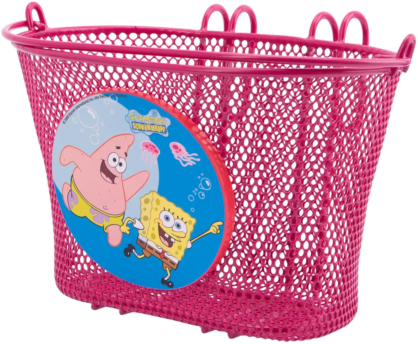 Vélo mode enfant panier éponge bob metal