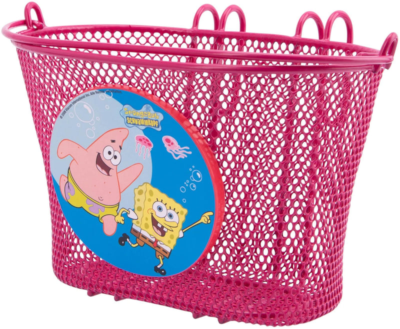 Vélo mode enfant panier éponge bob metal