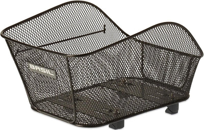 Icône de basilic S - Panier à vélo - à l'arrière - noir
