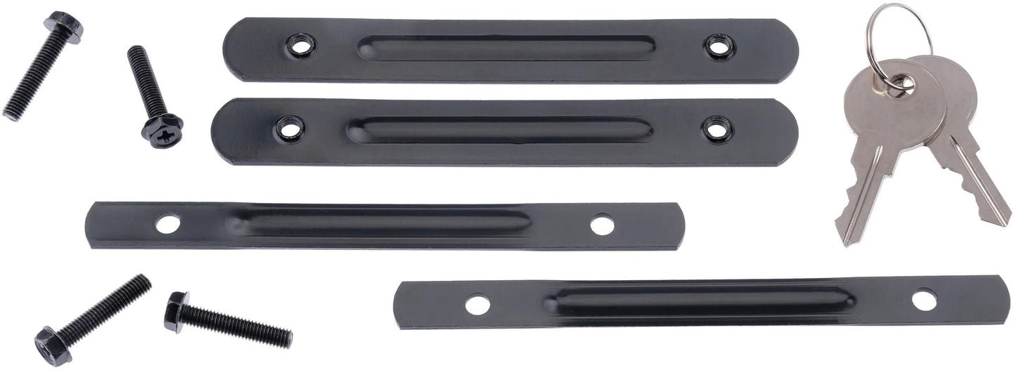 Contec porte-bagages coffre de serrure ct rack boîte coffre de serrure noir