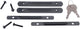 Contec porte-bagages coffre de serrure ct rack boîte coffre de serrure noir