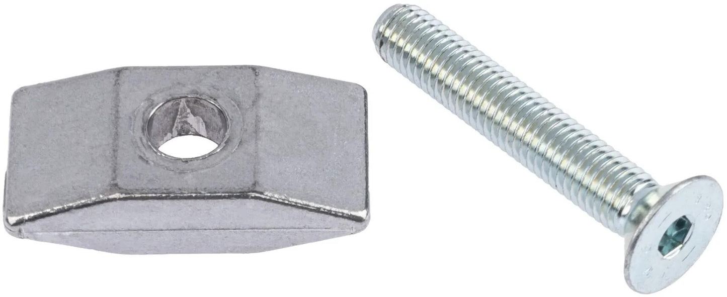 Pletscher plaque standard f 15 3 rabat rabat m10 x 50mm