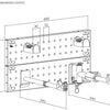 Contec crochets de présentation smart modular ct présentateur mural smart modular noir